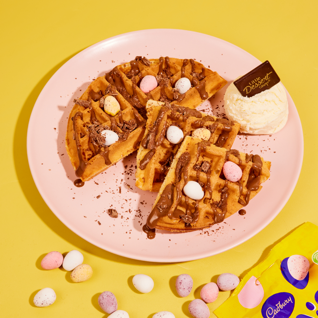 Mini Eggs Waffle