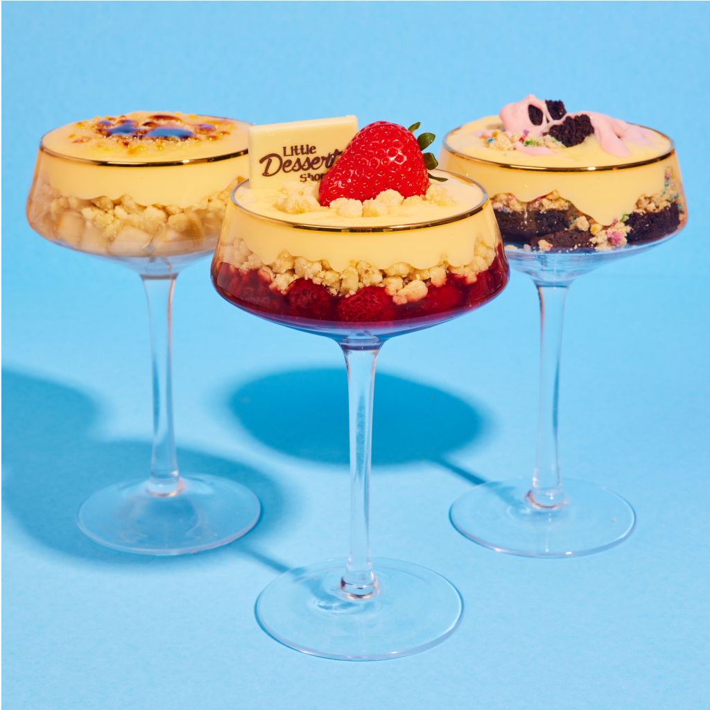 Custard Crumble Pots