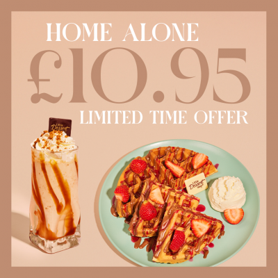 Home Alone - Waffle & Regular Classic Milkshake