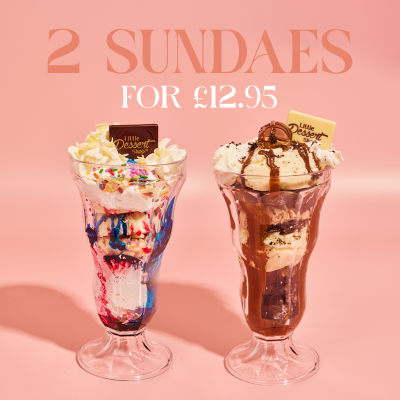 2 Sundaes for £12.95