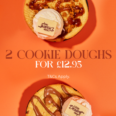 Two Cookie Doughs for £12.95