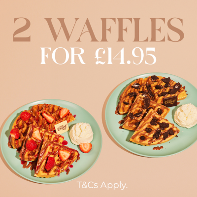 2 Waffles for £14.95